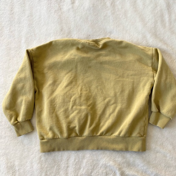 Zara Olive Brown Pullover Sweatshirt Size 4-5 Years - Picture 4 of 4